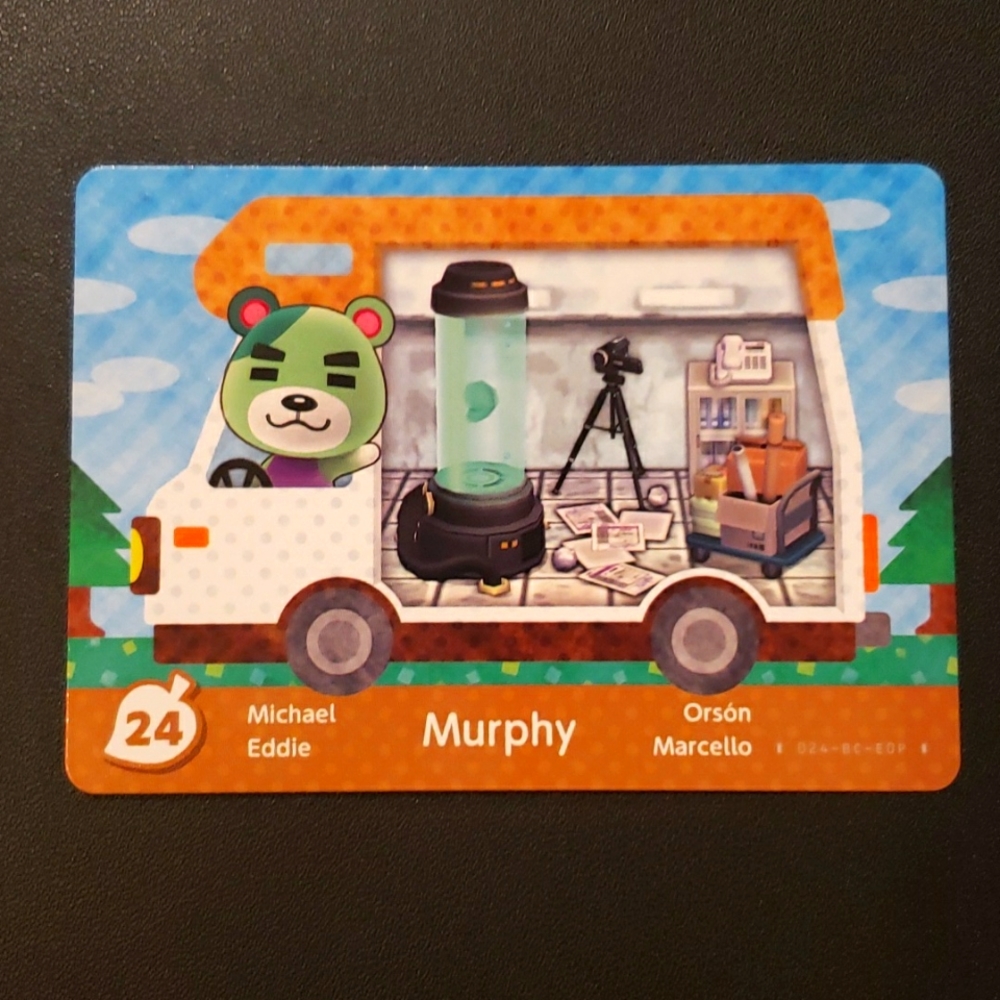 Murphy 24 welcome amiibo RV card